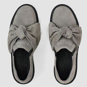 AllSaints Bow Leather sneakers